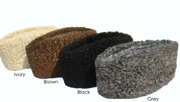Elegant handmade Karakul cap